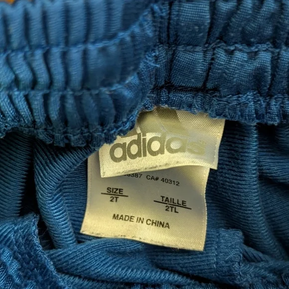 Adidas Blue Shorts and Hilfiger Gray Hoodie Set - Picture 5 of 7